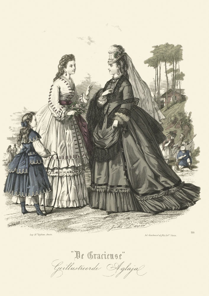 Rycina na ścianę z 1869, nr 999